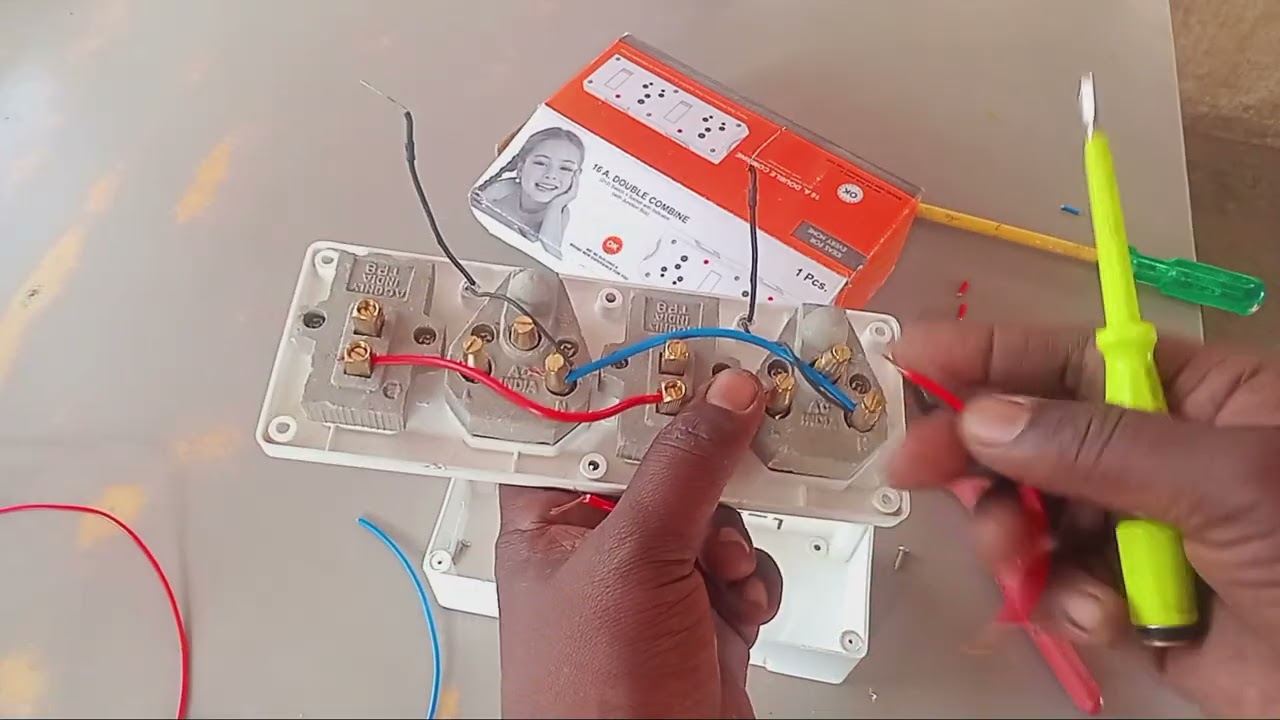 #switch board connection #asan tarika