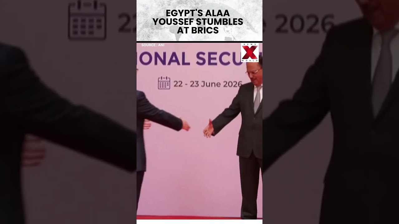 Egypt Delegate Stumbles During BRICS Security Meeting | NewsX World