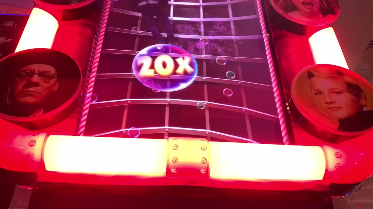 Wonka Charlie bucket fizzy lifting spins bonus @ max bet