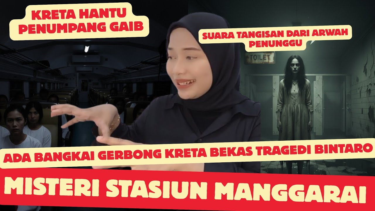 MENGUNGKAP HOROR STASIUN MANGGARAI (Dari Toilet Angker Hingga Kereta Tanpa Masinis)