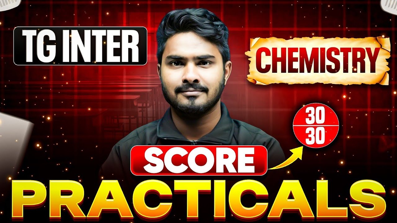 How to Score 30/30 in Chemistry Practical Exam | TG Inter | IPE 2026 | Full Marks