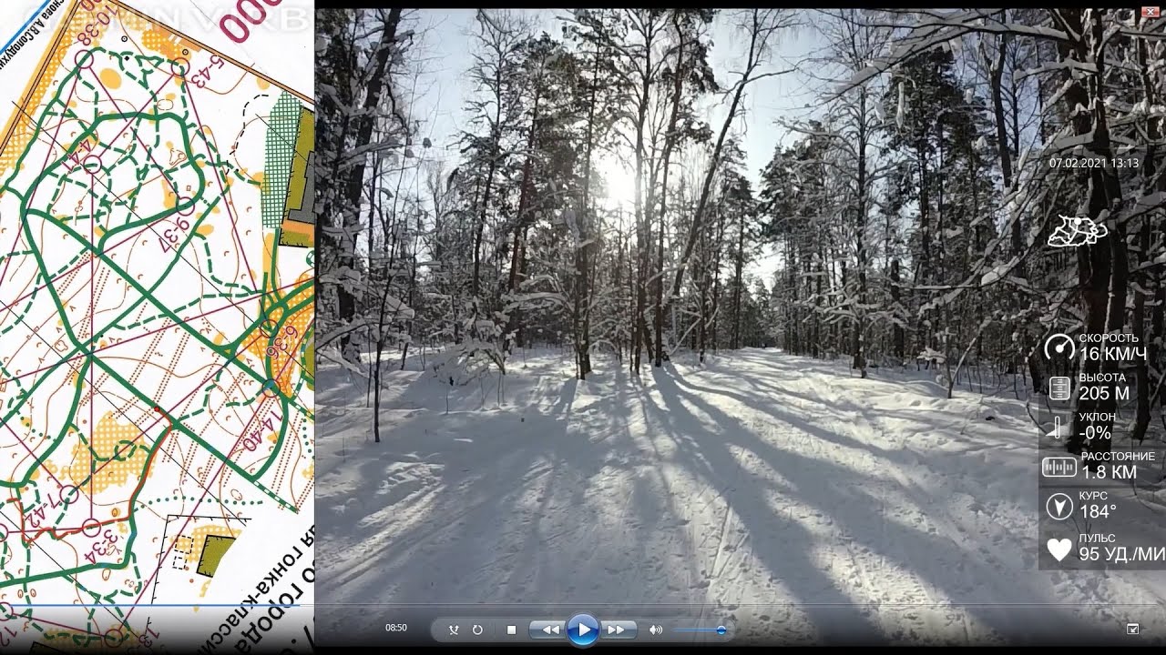 Спортивное ориентирование на лыжах! (Ski-Orienteering) - ЧиП г. Смоленска (СОК Смена) - 07.02.21