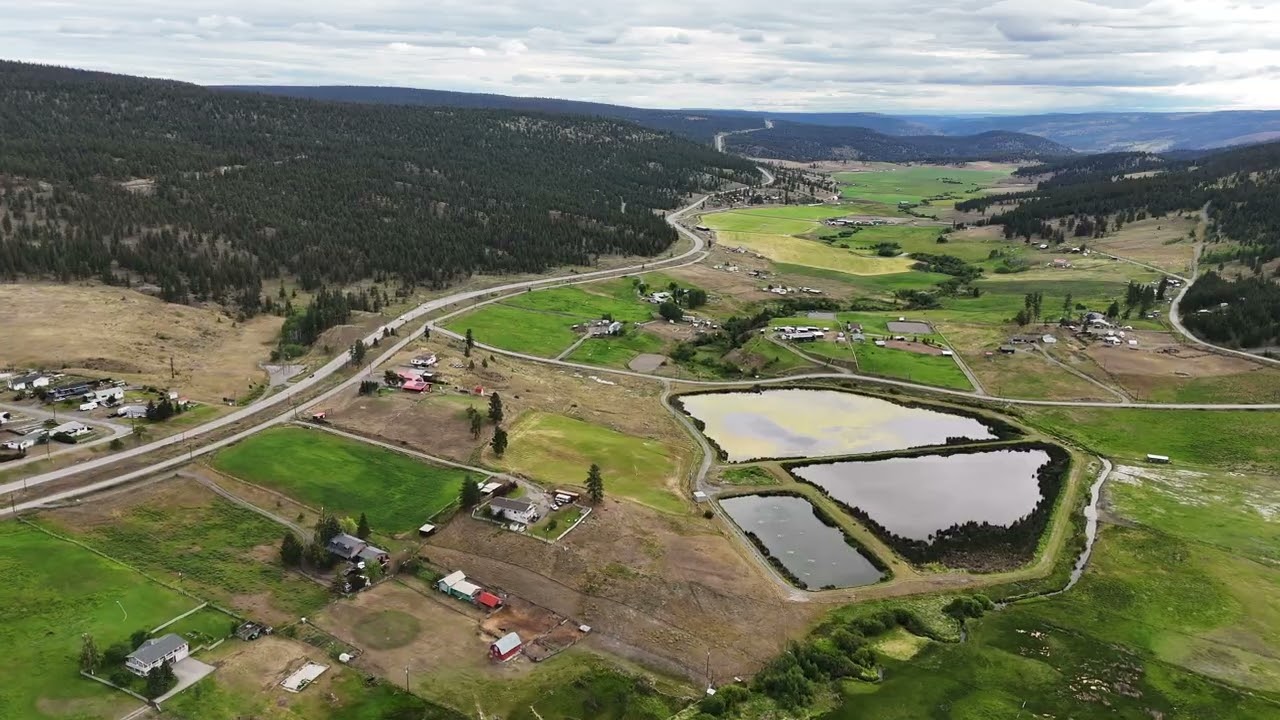 Aerial View for Clinton BC Canada June 28,2026