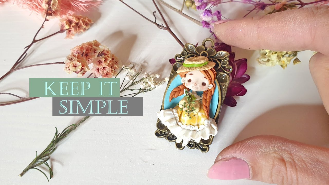 #keepitsimple - Cottage Doll in pasta polimerica 🌼 [ Tutorial ]
