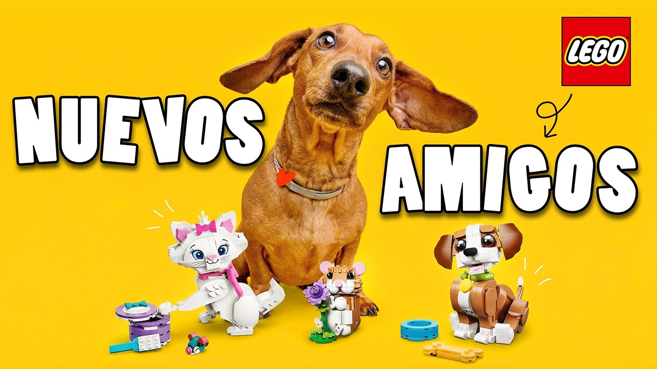 CONSTRUÍ a mis nuevos amigos LEGO 😍