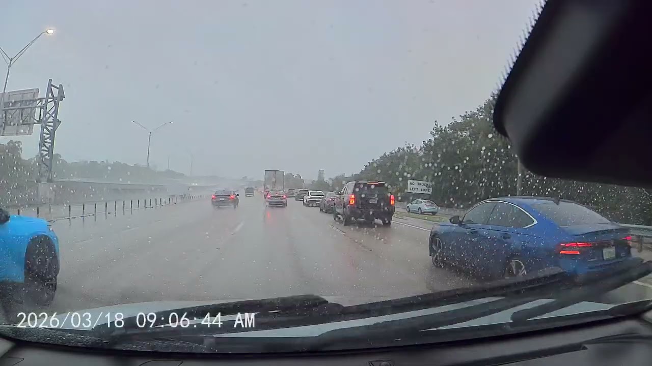 Lost control at 2:09 Florida rain