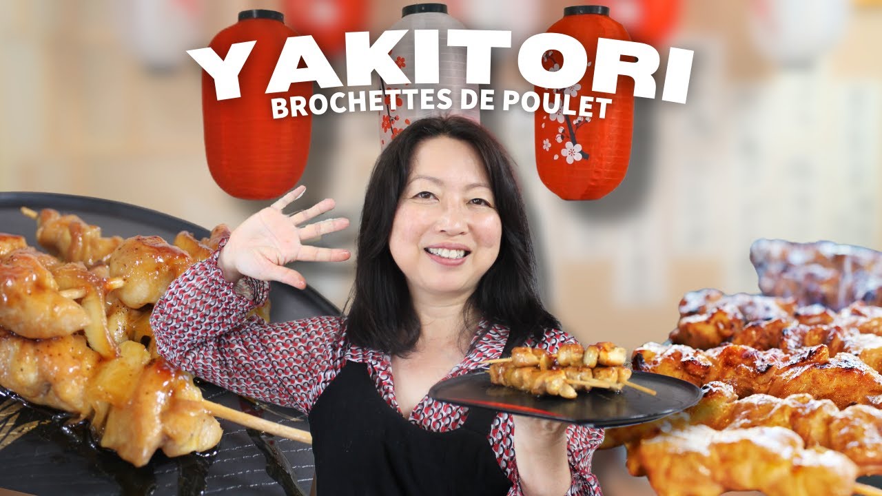 Yakitori - recette japonaise de brochettes de poulet