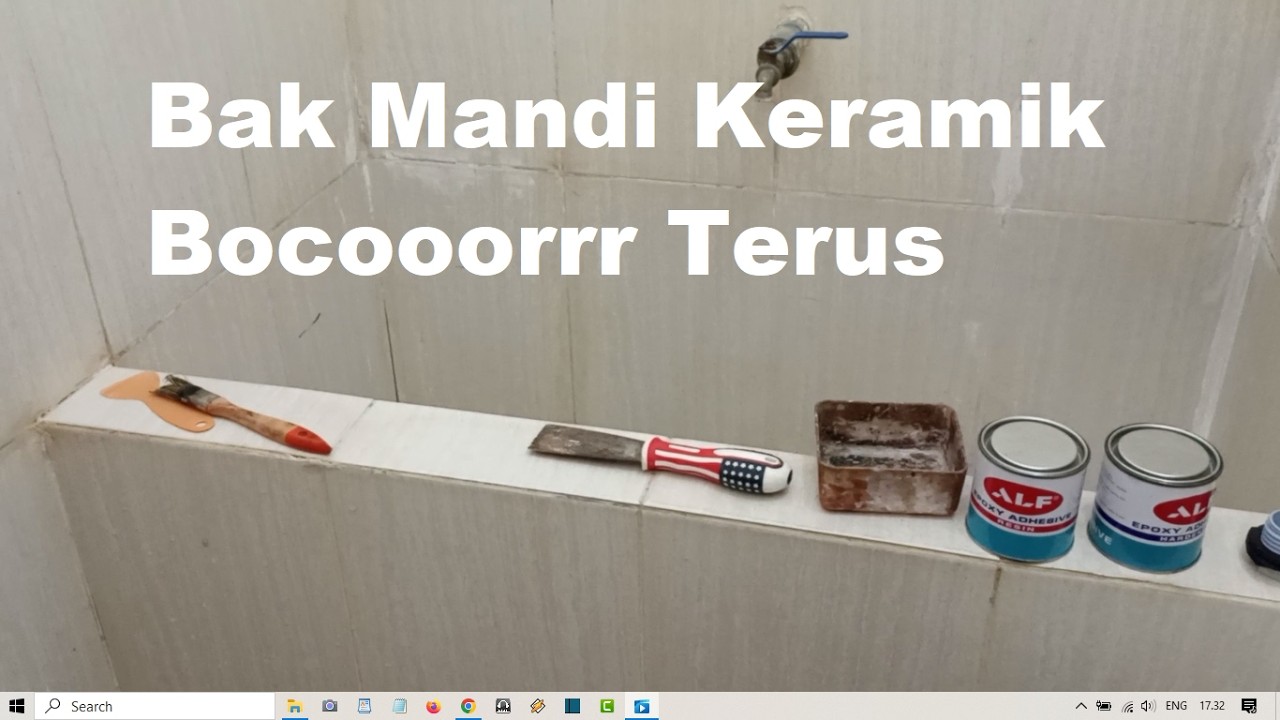 Mengatasi Bak Mandi Keramik Bocor Berlarut-Larut, Menjengkelkan.