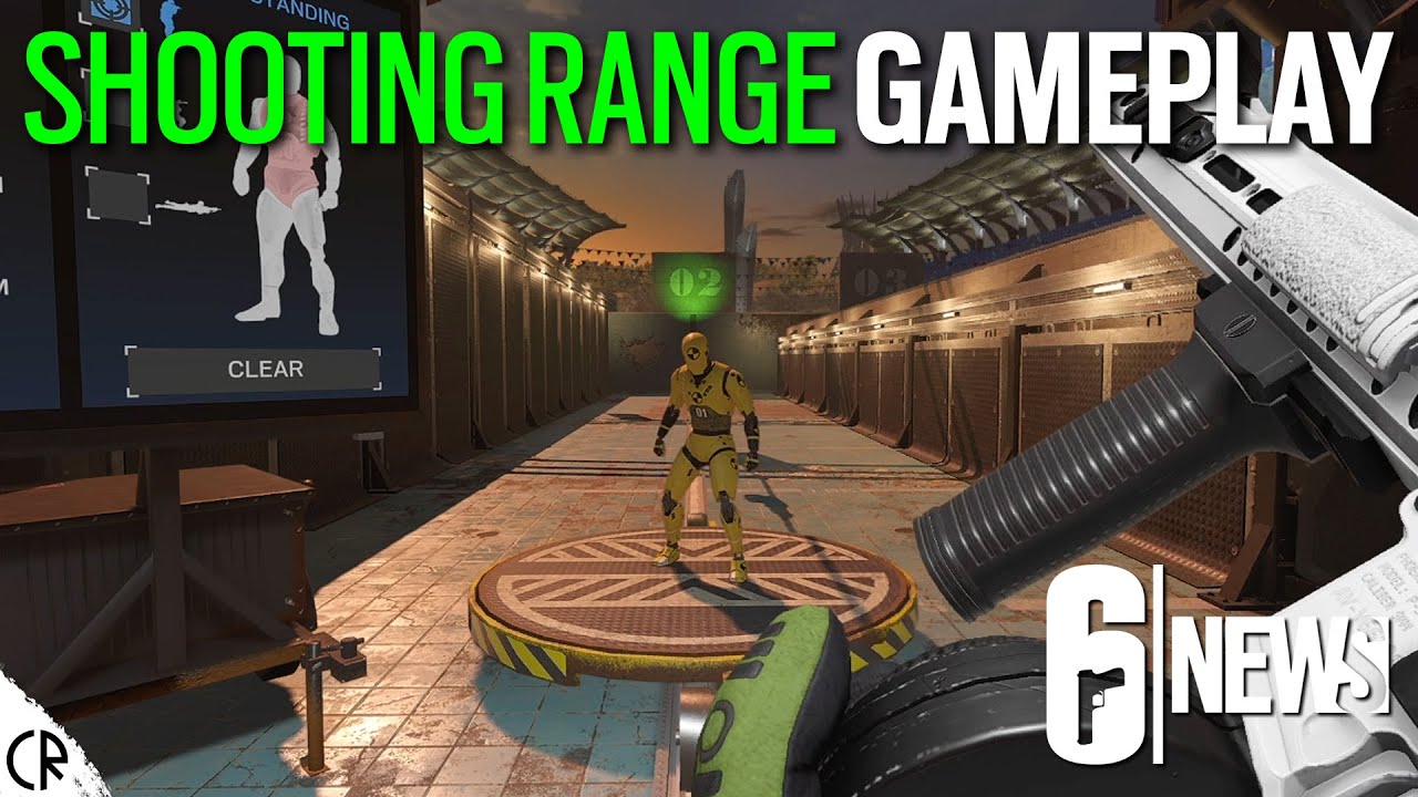 Shooting Range Gameplay - Vector Glare - 6News - Rainbow Six Siege