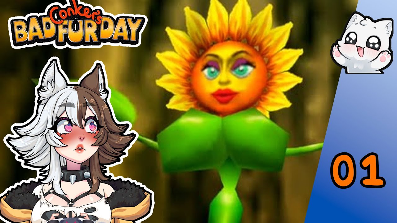 🦴 HUGE POLLINATORS?! 🦴  LillyVinnily PLAYS Conkers Bad Fur Day 🦴 Part 1 🦴 LIVE STREAM ARCHIVE