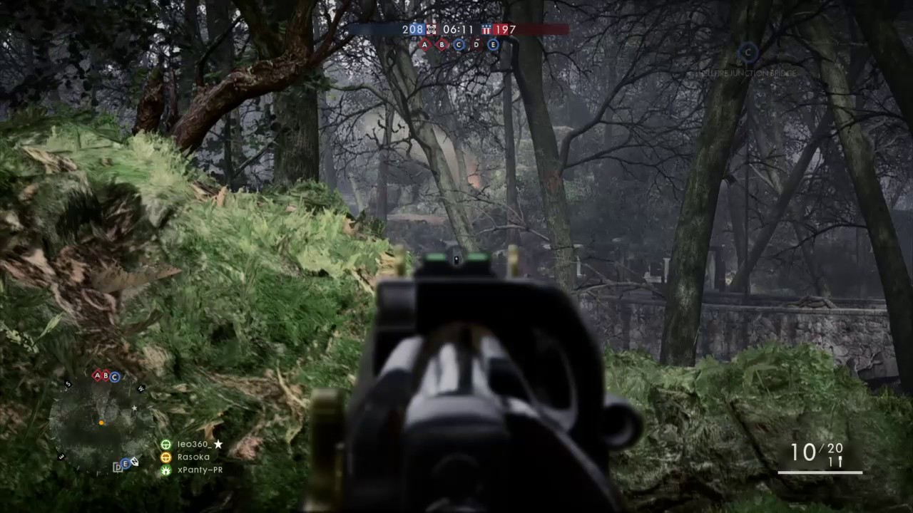 Battlefield 1 Sniping action with the LOA Iron Sight rifle