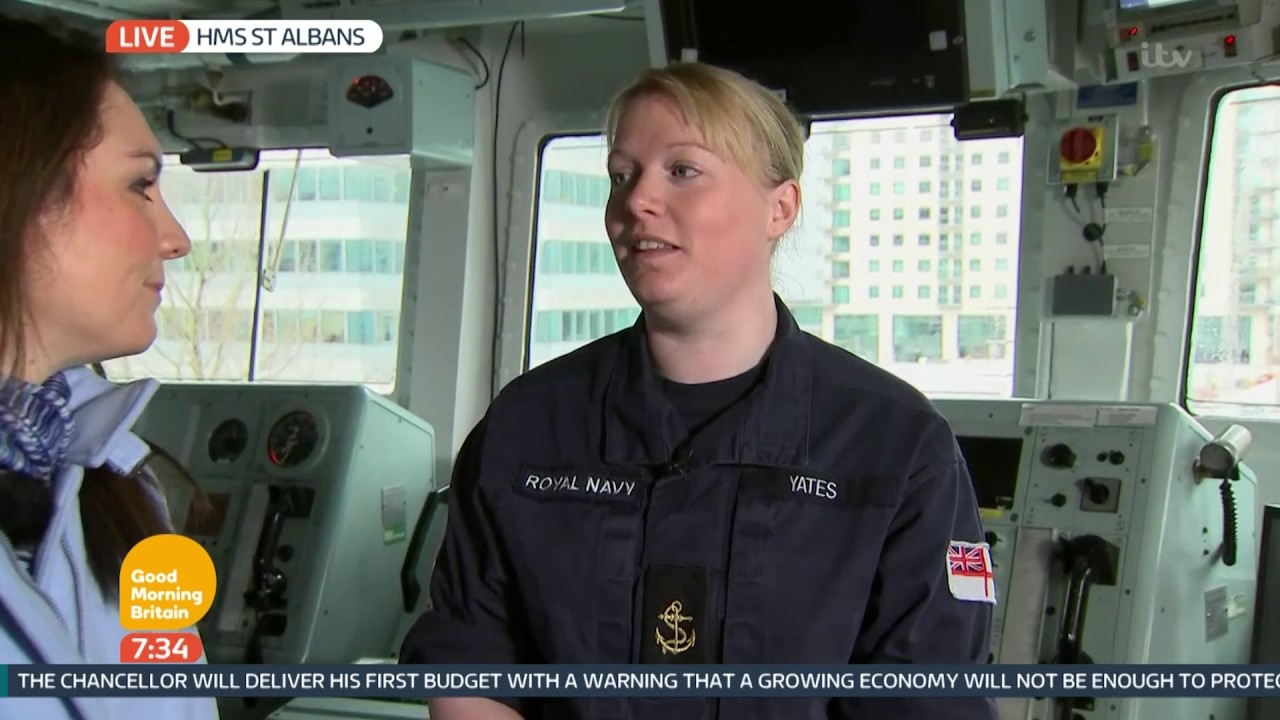 Laura Tobin Talks to Female Officer About Women in the Royal Navy | Good Morning Britain