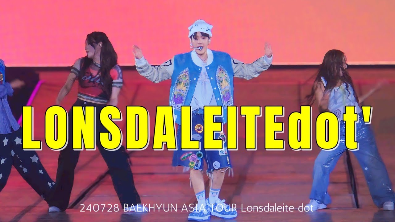 [4K] fullcam 240728 BAEKHYUN ASIA TOUR LONSDALEITEdot DAY2/#백현 #BAEKHYUN #soloconcert #LonsdLeitedot