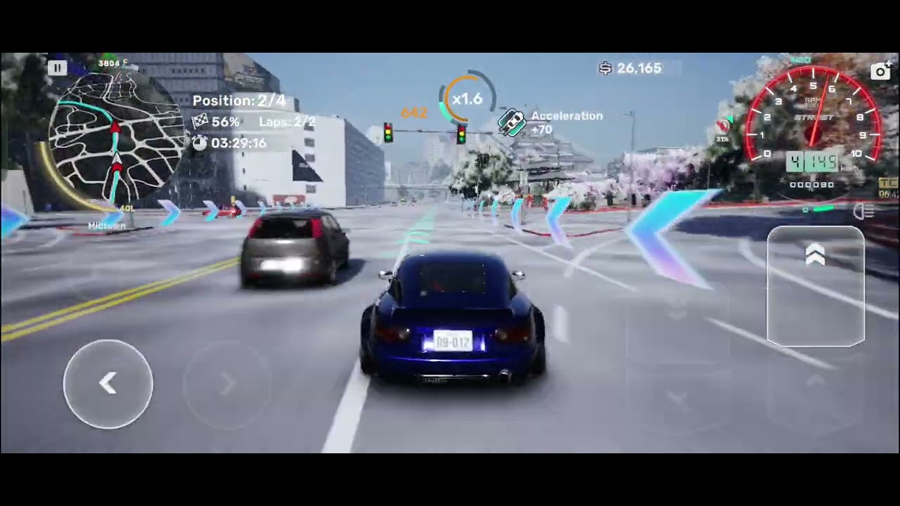 Carx street race win
