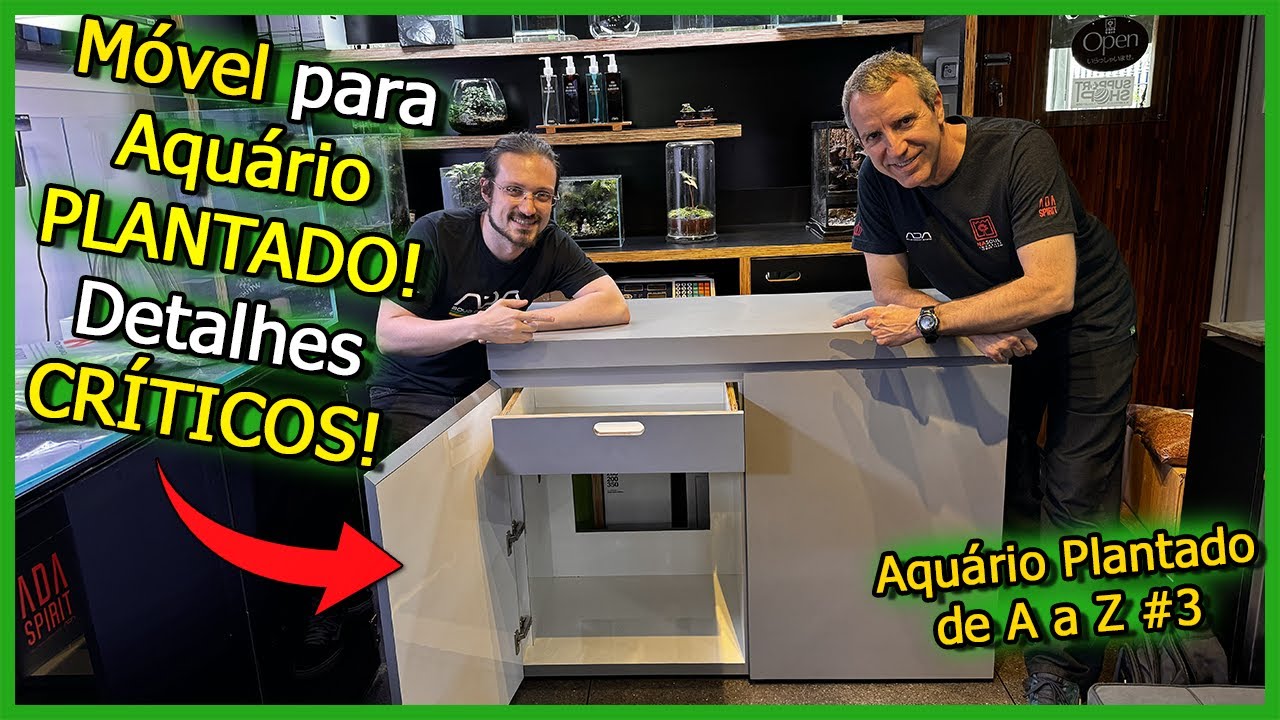 Como Escolher o MÓVEL Perfeito para AQUÁRIO PLANTADO - Aquário Plantado de A a Z #3
