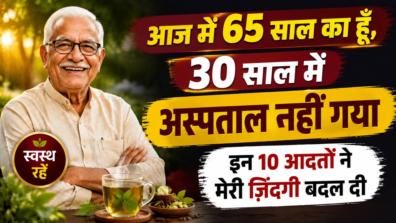 बुढ़ापे तक स्वस्थ्य रहने के 10 नियम | 10 Rules for Healthy Aging, Joint Pain Relief & Senior Health