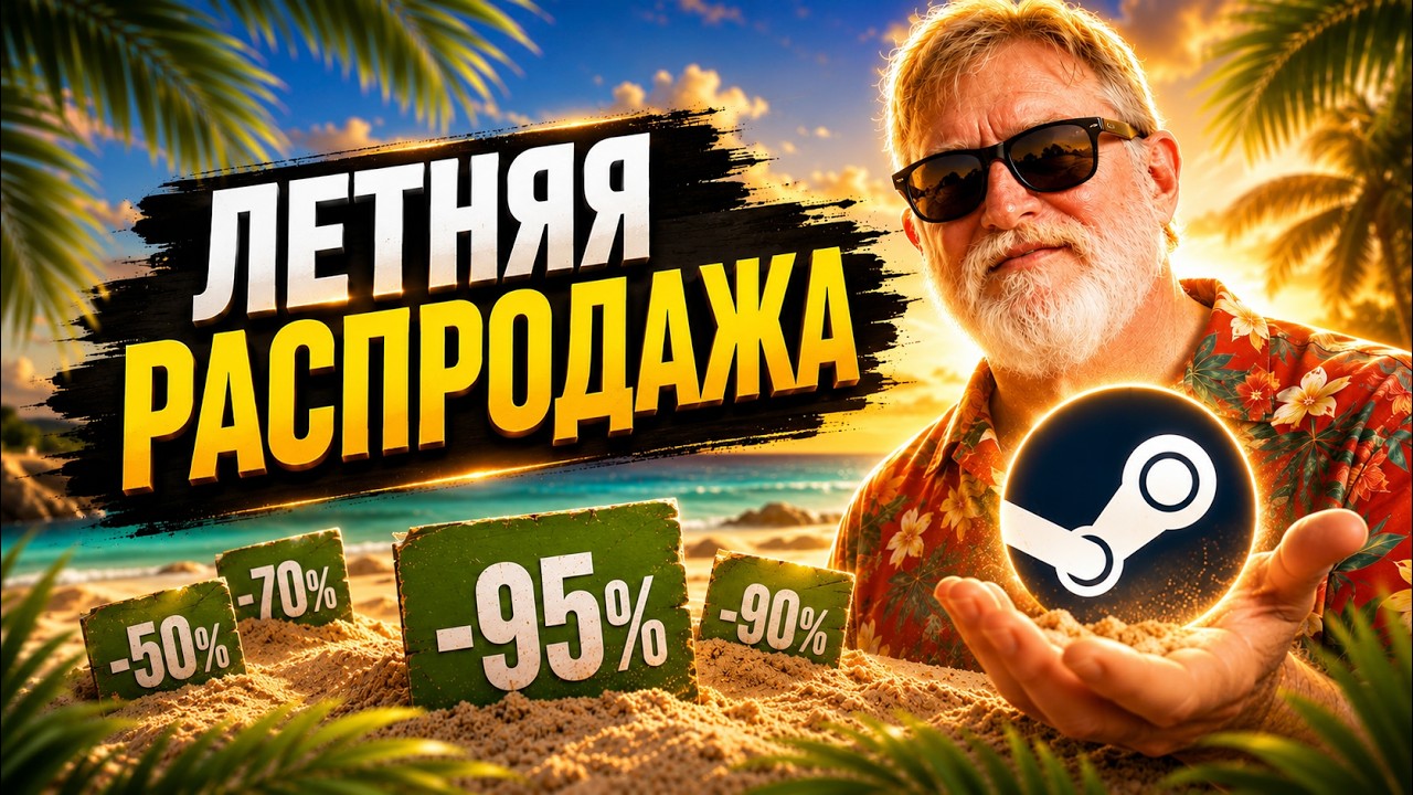Лучшие скидки летней распродажи Steam до 95%