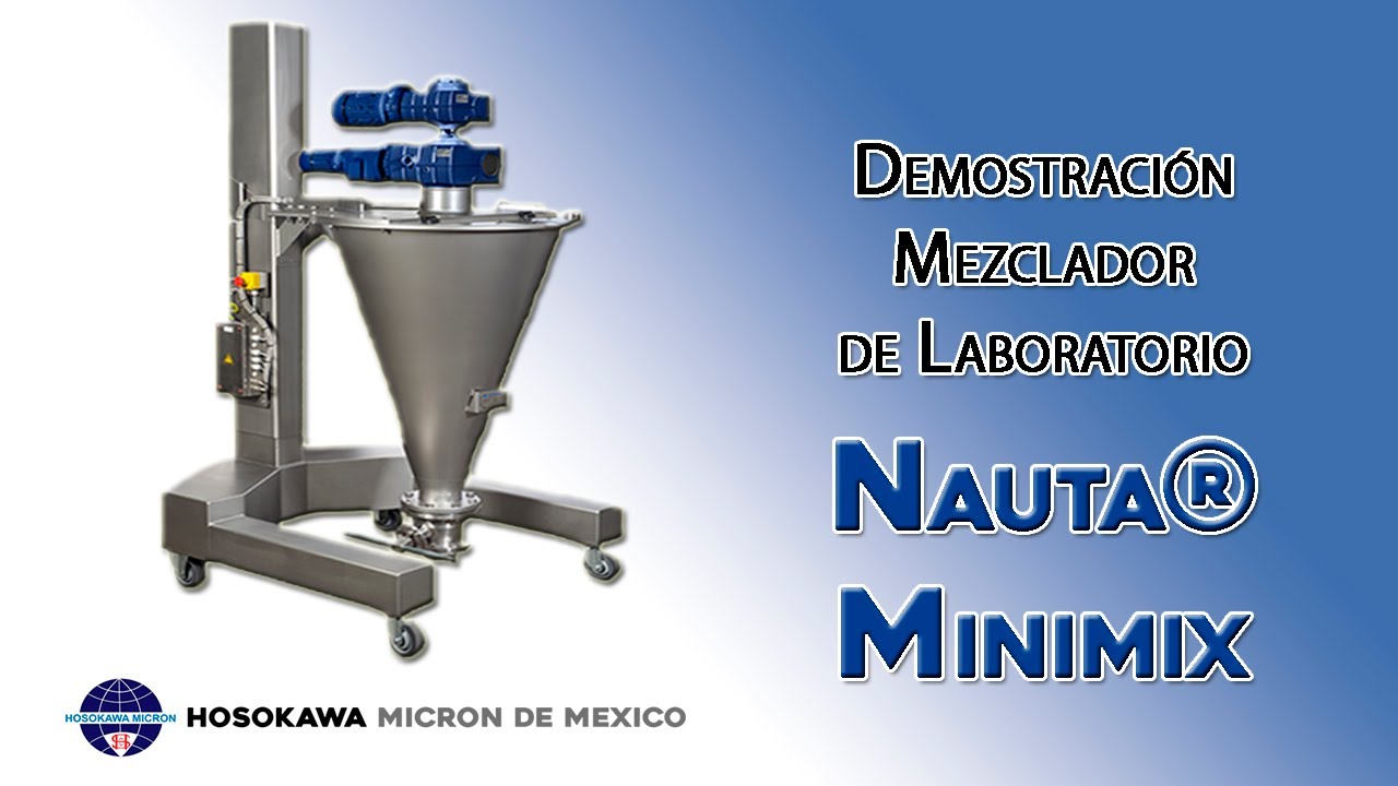 Demostración Mezclador de laboratorio Nauta® Minimix