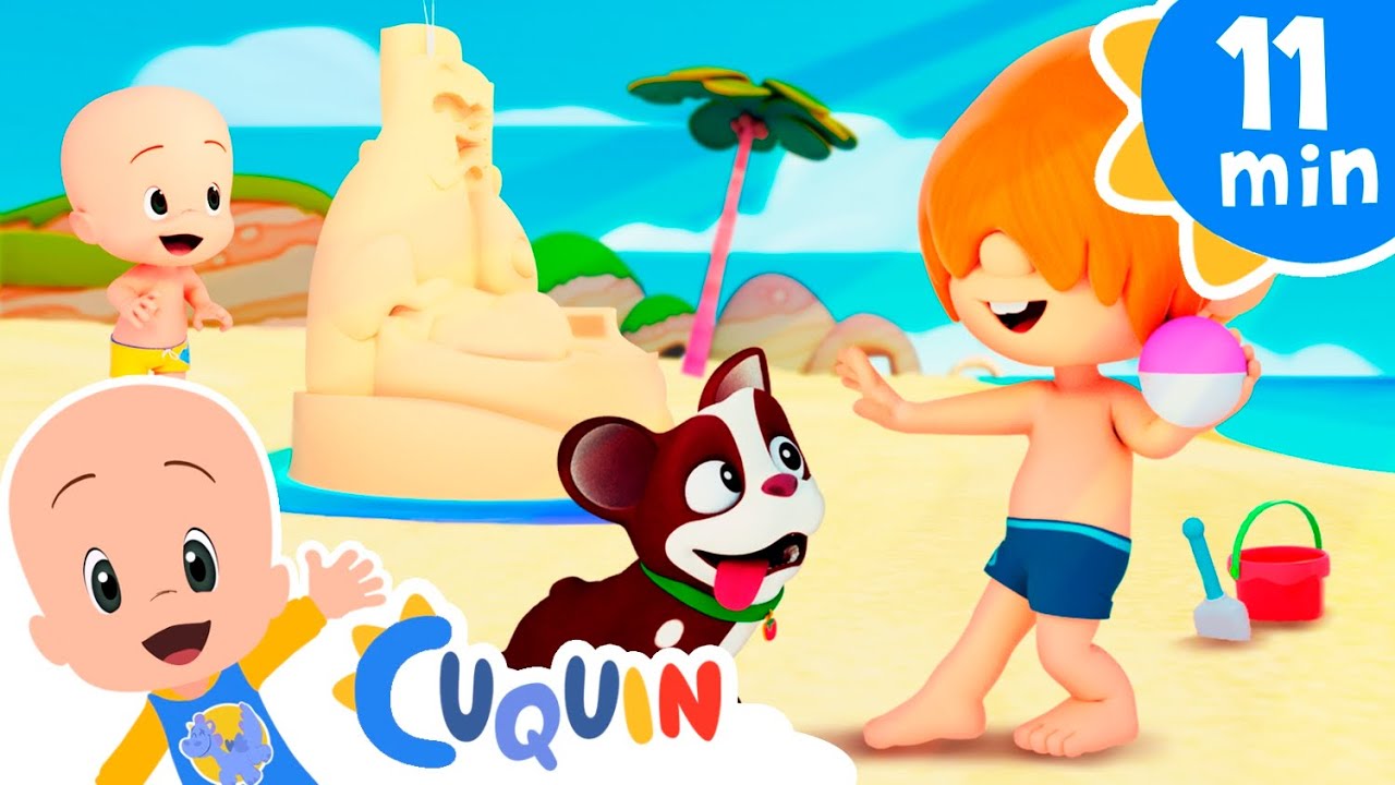 Ding Dong Bell, A Castle on the Beach | Cleo & Cuquin | Kids