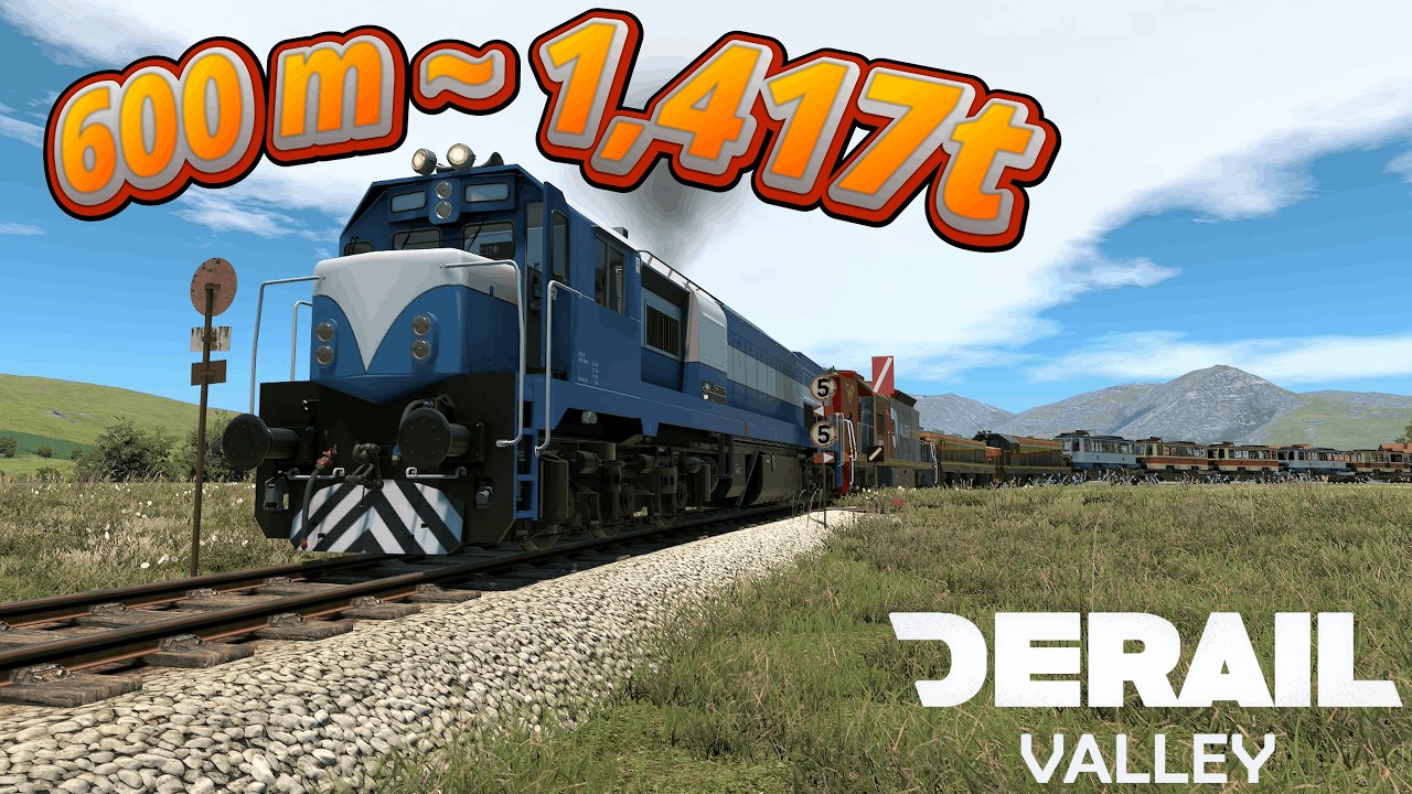В игре Derail Valley - Train Simulator локомотивы сходят с ума от безумия