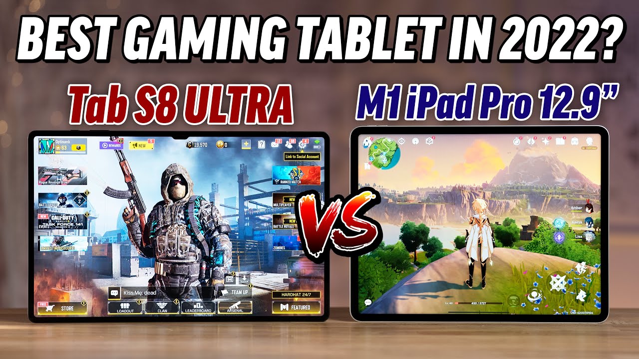 Tab S8 Ultra vs M1 iPad Pro - ULTIMATE Gaming FPS TEST!
