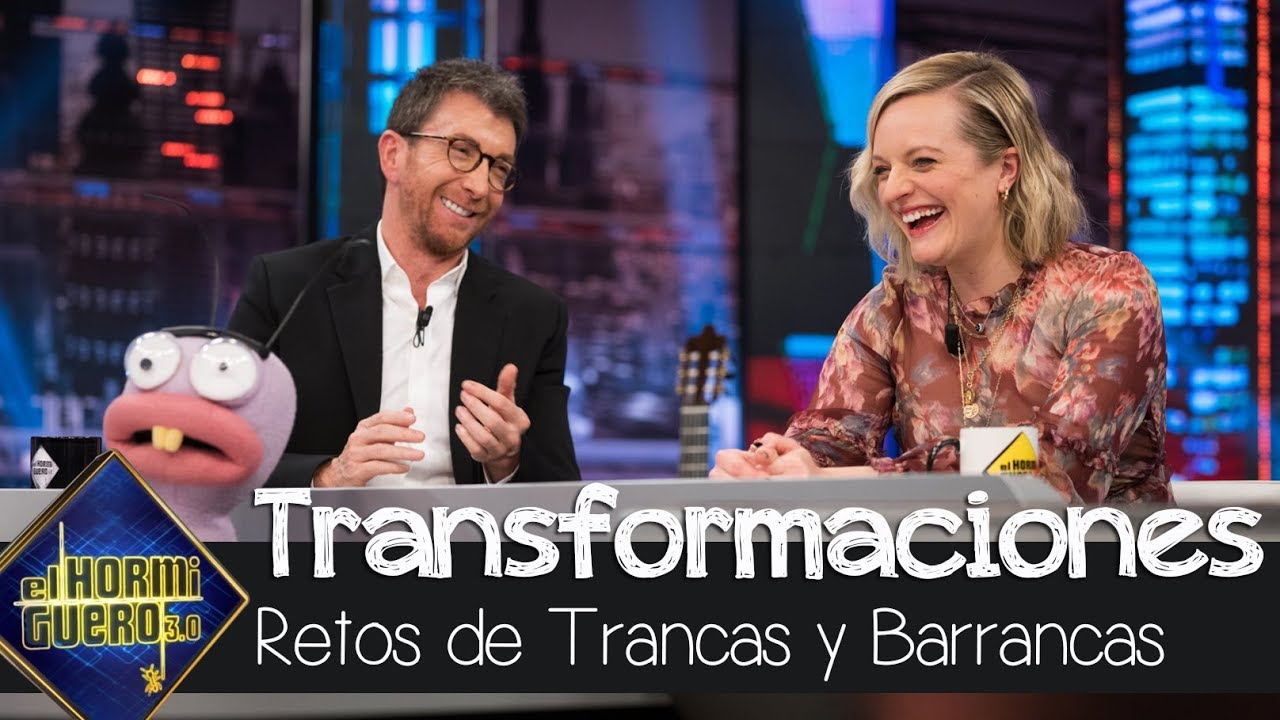Elisabeth Moss juega con Trancas y Barrancas a las transformaciones - El Hormiguero 3.0