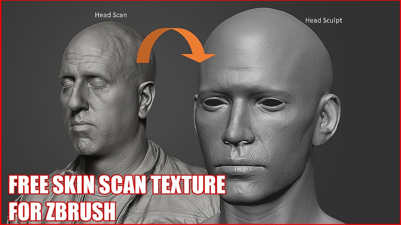 Get FREE Skin Scan Texture and HOW TO apply it in ZBrush (EASY)
