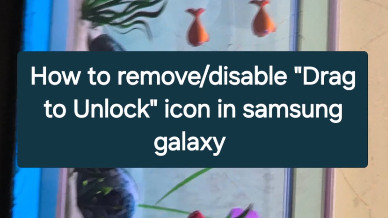 How to disable #turnoff Drag to unlock icon in samsung galaxy permanently | samsung @BerojgarTitli
