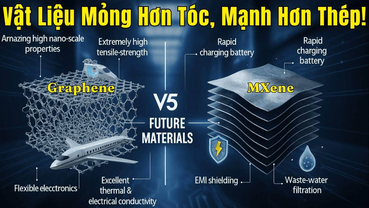 2 Siêu Vật Liệu Graphene & MXene: Sức Mạnh Có Thể Thay Đổi Tương Lai!