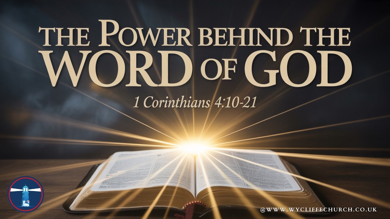 The Power Behind the Word of God (1 Corinthians 4: 10-21)
