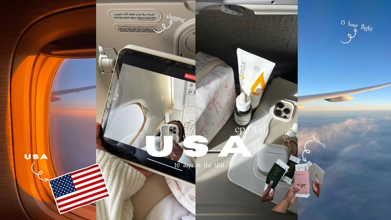USA travel vlog ep.01[My first international trip]