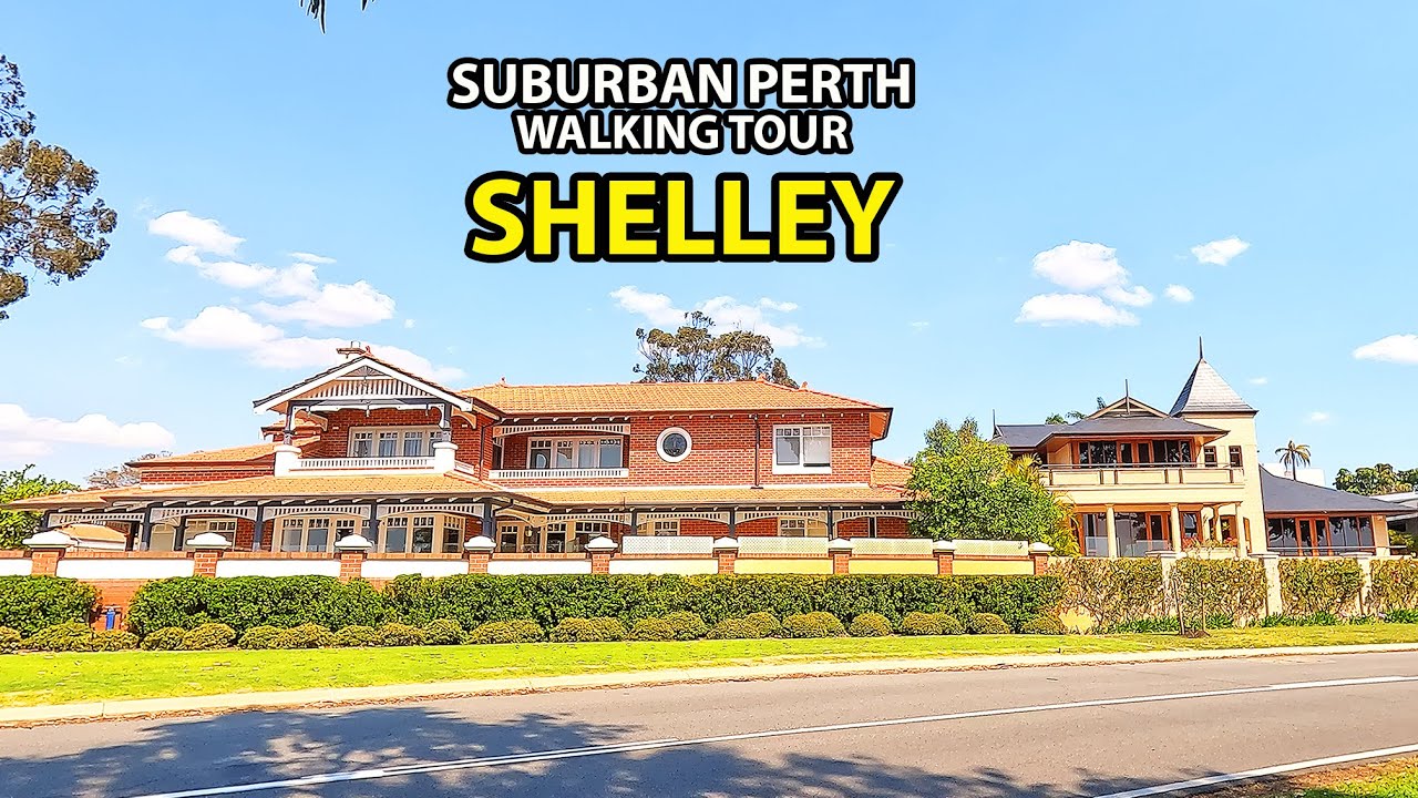 SHELLEY Suburb (Perth, Australia), Walking Tour 4K #perthsuburb