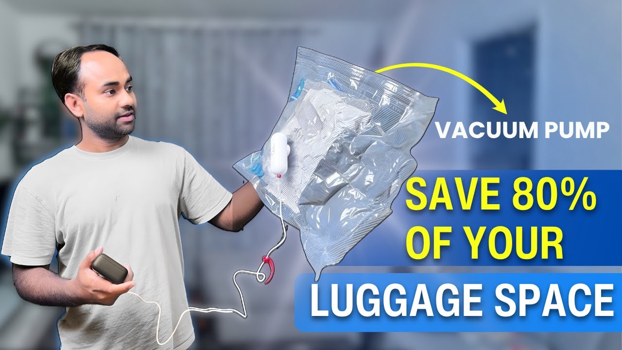 Travel Essential | VMstr Vacuum Storage Bags Review | Space-Saving Bags for Clothes & Comforters