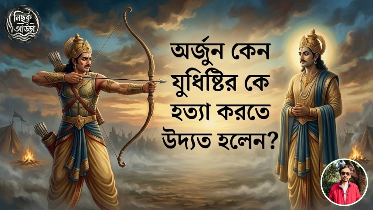 অর্জুন কেন যুধিষ্টির কে হত্যা করতে উদ্যত হলেন? Why was Arjuna going to kill Yudhisthira?