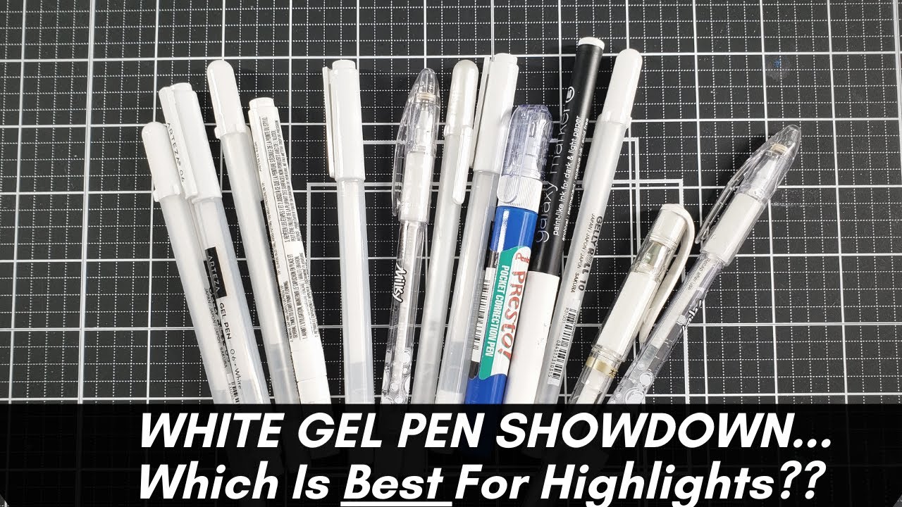 Best White Gel Pen for Highlights On Art Projects - Comparing 11 Products