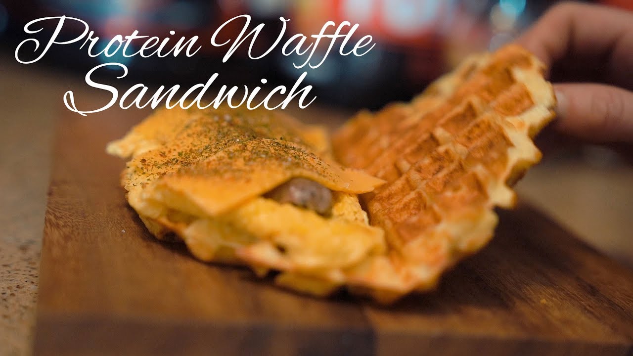 McDonald's McGriddle-Style Protein Waffle Breakfast Sandwich