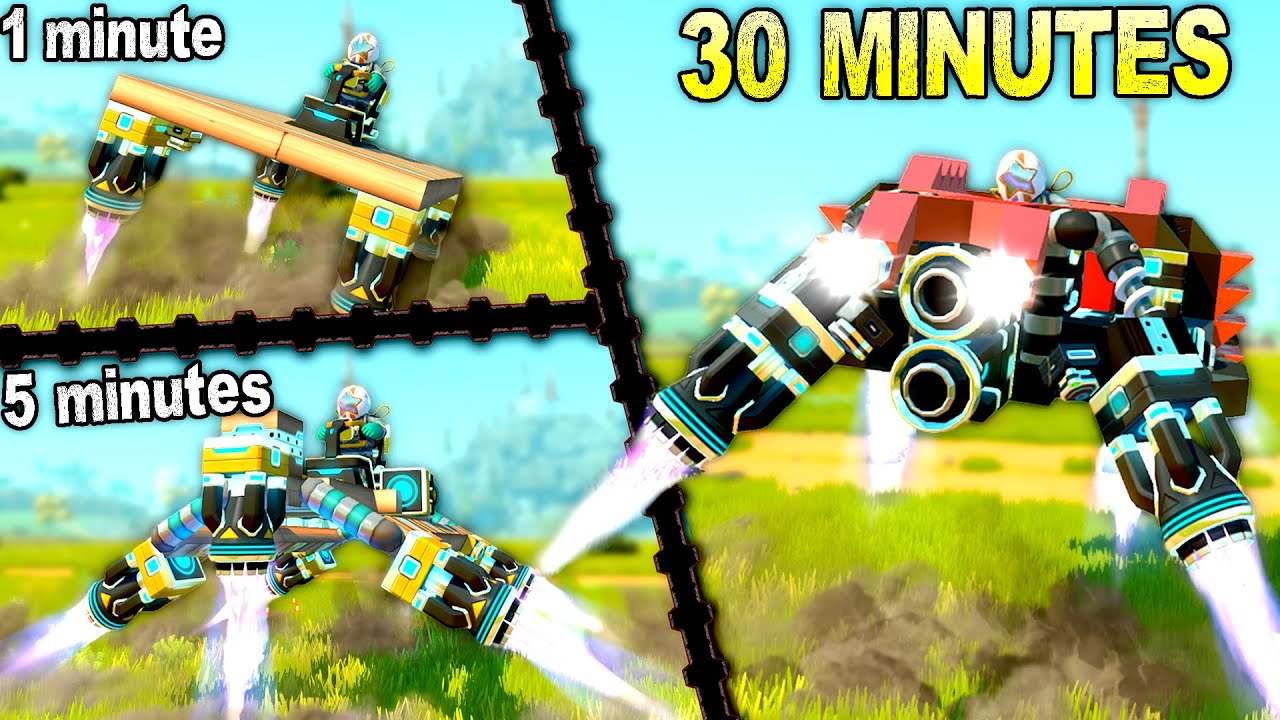 Speed Building a HOVERCRAFT in 1 Minute,  5 Minutes, and 30 Minutes!