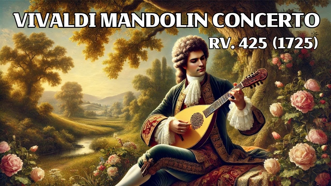 VIVALDI Mandolin Concerto, RV. 425 | A Serenade of Shimmering Strings