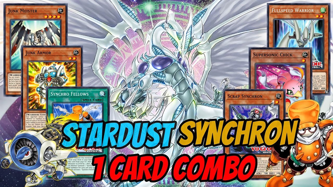 INSANE Junk Meister 1-CARD COMBO into IMMORTAL Junk Speeder! 🔥 Stardust Synchron Deck Starter 2026