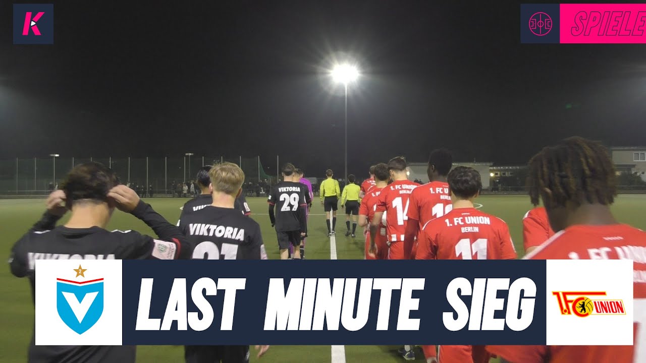 Last Minute-Sieg in der zweiten Pokal-Runde | Viktoria Berlin U19 - Union Berlin U19 (Pokal)