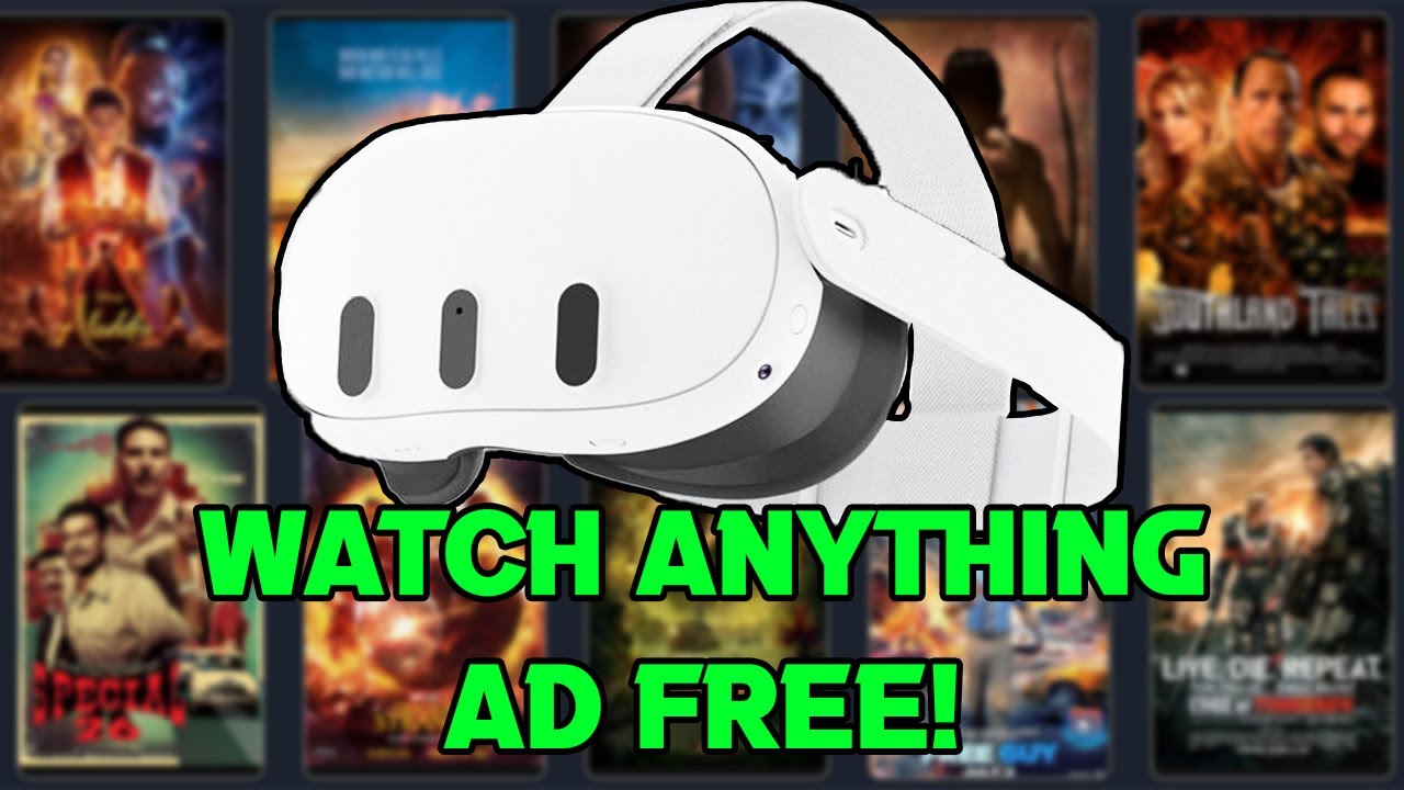How To Watch Movies, TV Shows, and Anime ANYWHERE Ad Free With Meta Quest 3 Installed APK