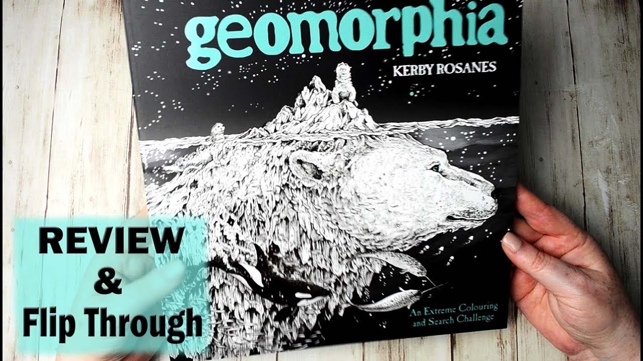 Geomorphia Flip Through and Review | Kerby Rosanes Coloring Books