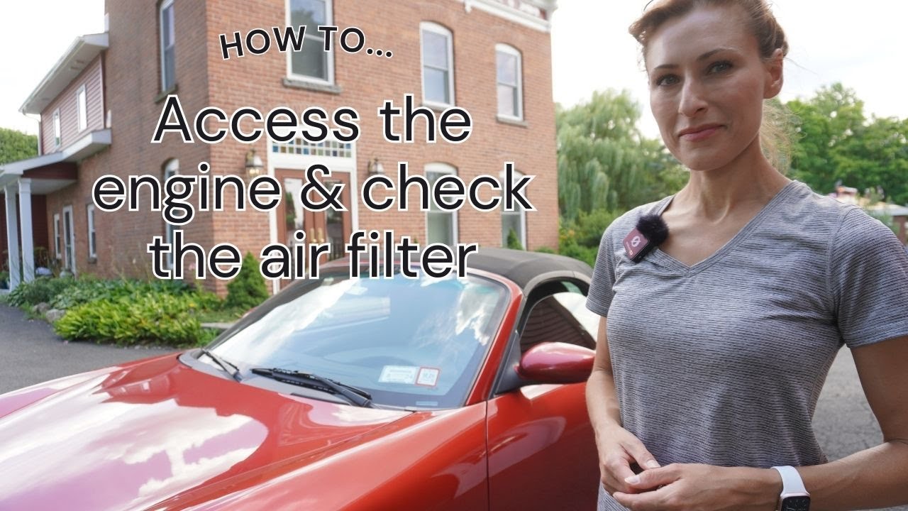 Porsche Boxster Engine Access & Air Filter Check | Step by step process