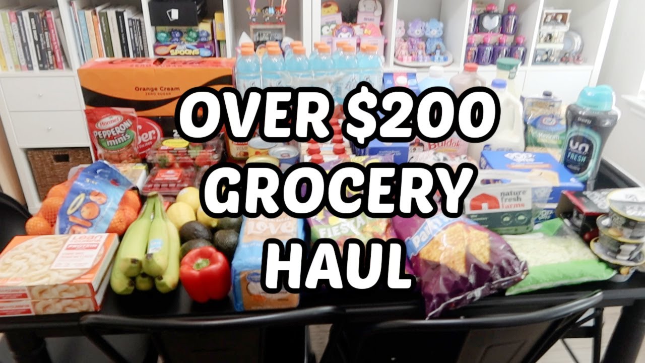 Walmart Grocery Haul with Prices