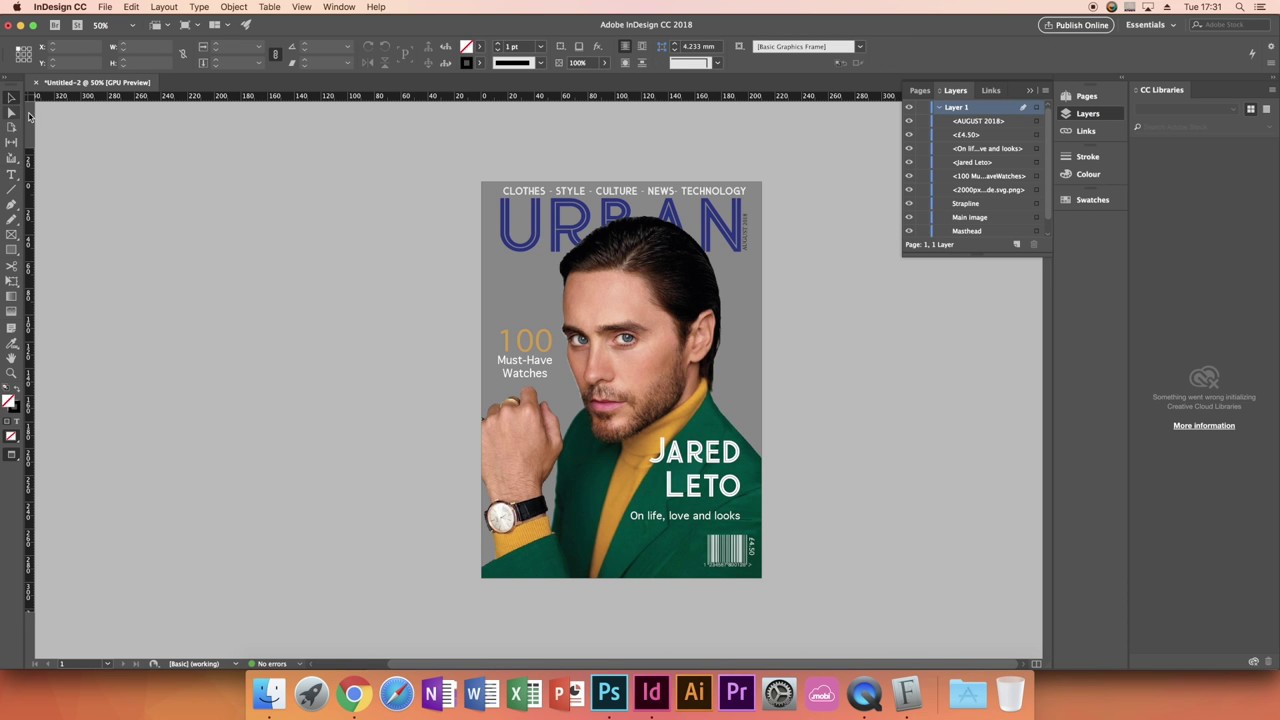 Magazine Tutorial -  InDesign