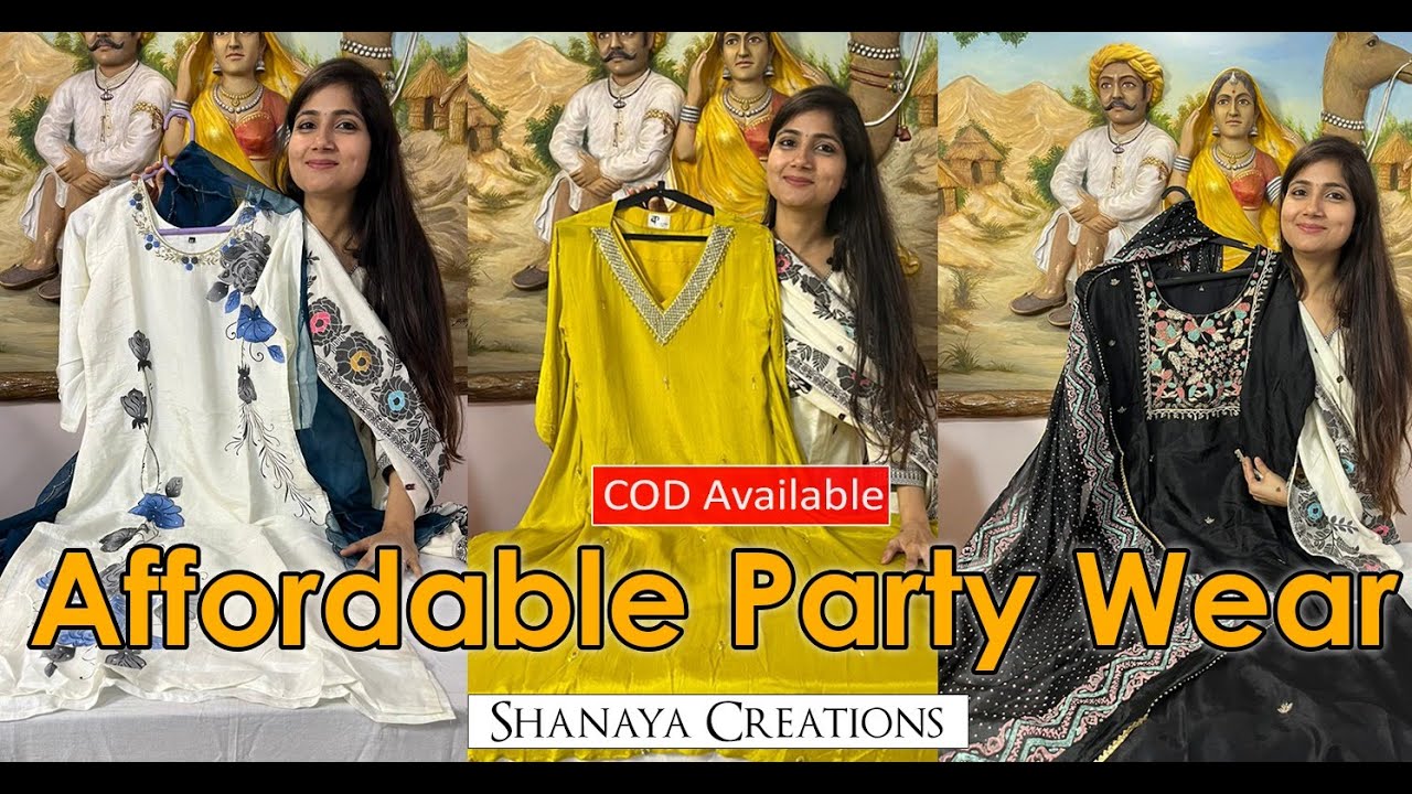 Premium party wear at affordable prices Do not miss it- SHANAYA CREATIONS