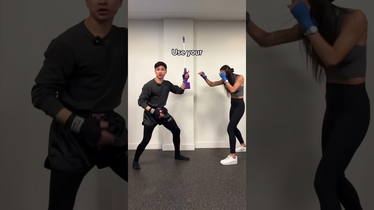 DO NOT jab with your fist. 
