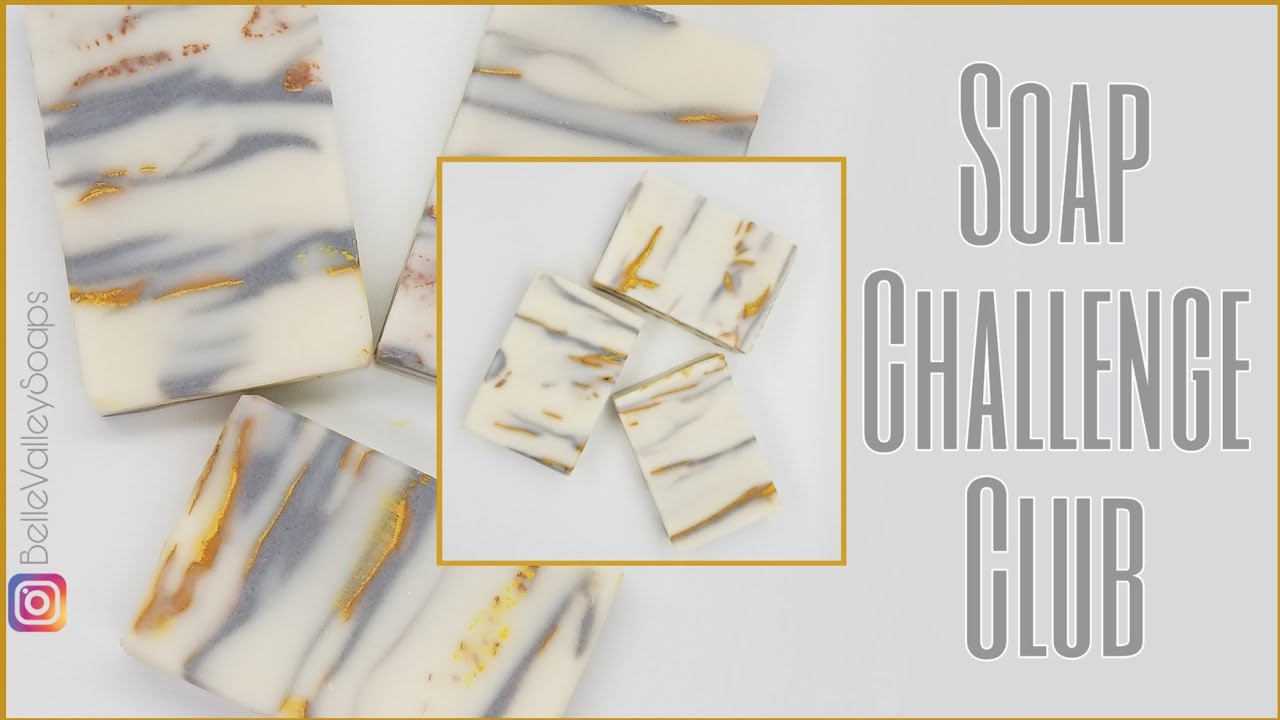 Making Italy's Sparkle | Marble Soap Technique | Soap Challenge Club | Belle Valley Soaps