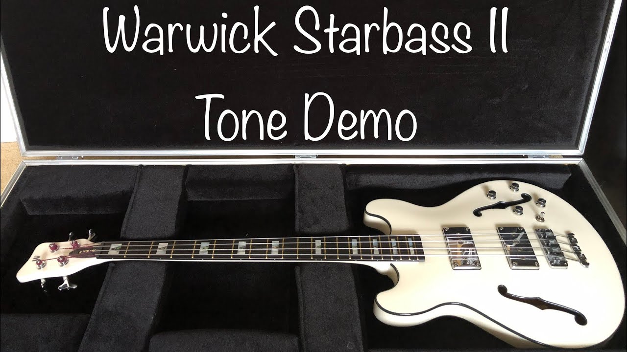 Warwick Starbass II Tone Demo | Flatwound & Roundwound Strings |