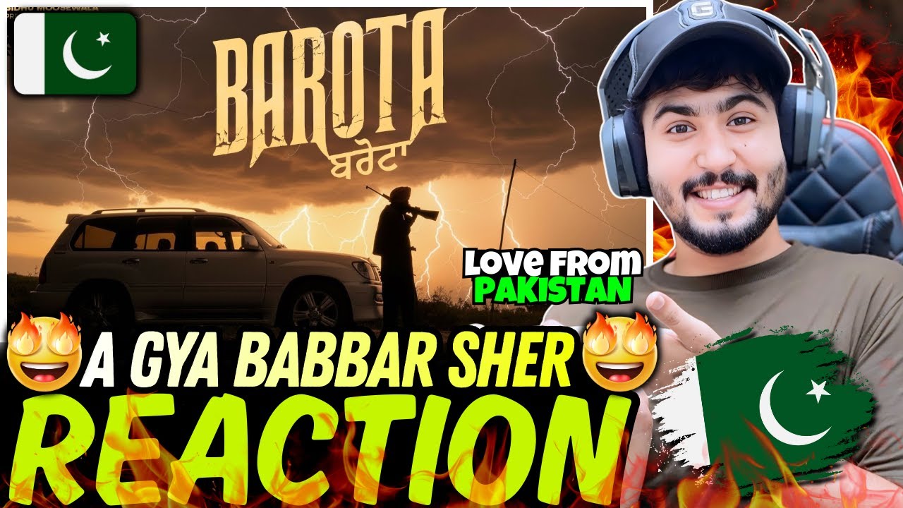 Pakistani Reaction  BAROTA (MUSIC VIDEO) SIDHU MOOSE WALA | THE KIDD | LATEST PUNJABI Usama Reaction